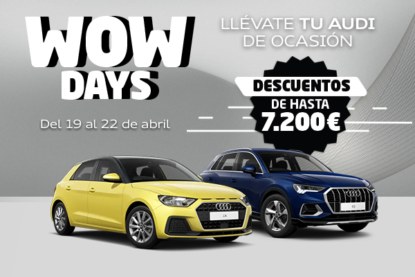 WOW DAYS: Coches de ocasión con descuentos exclusivos en Marzá Castellón.